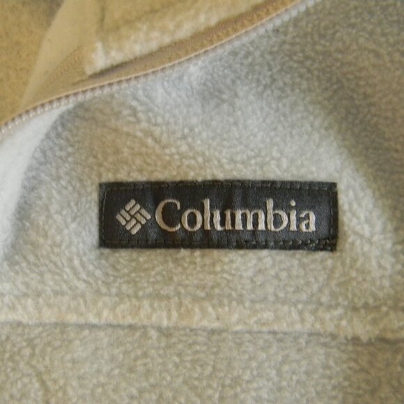 Columbia girls fleece jacket Zip Sweater Gray 10/12 EUC - Picture 4 of 4